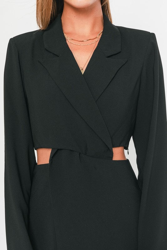 GUARDIAN Cutout Suit Dress