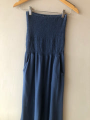 *BOBI Smocked PIERCE Strapless Jumpsuit