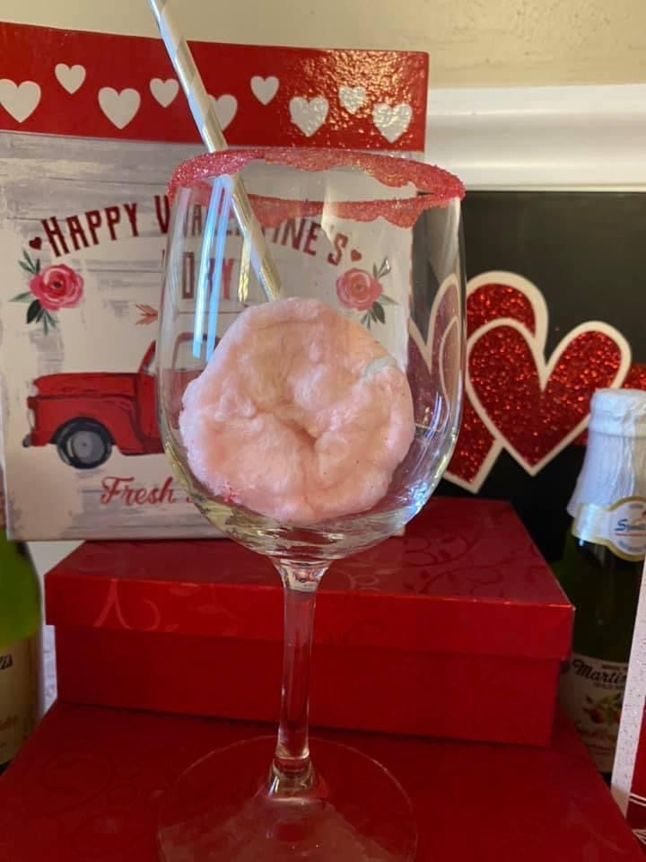 COTTON CANDY Glitter Drink BOMB