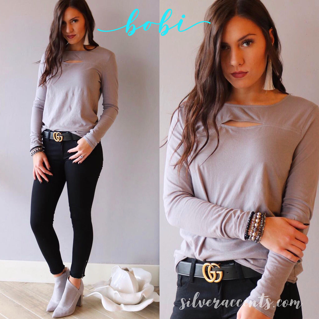 BOBI Lightweight Jersey CROSSFIRE Keyhole Top