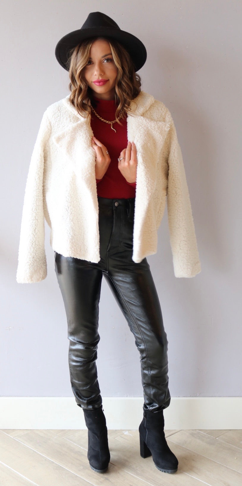 EXPO PuffSleeve MockNeck Bodysuit