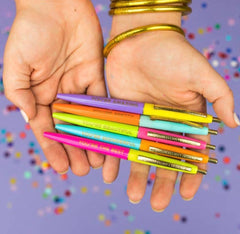 TAYLOR ELLIOTT 5pc COMPLIMENTARY Colored Pen Set