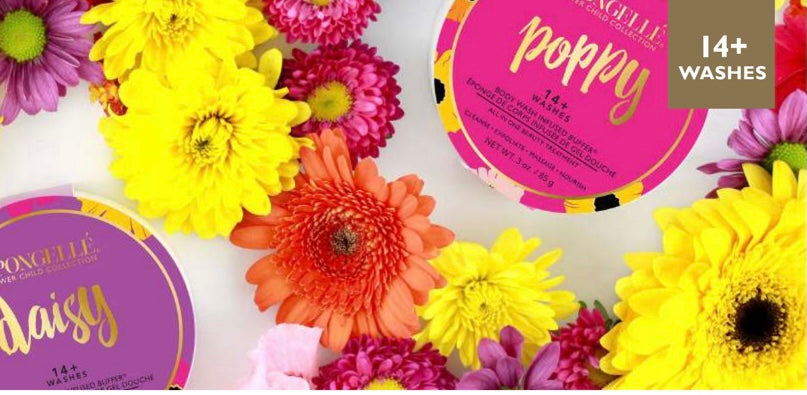 SPONGELLE Flower Child Body Wash Infused Buffer